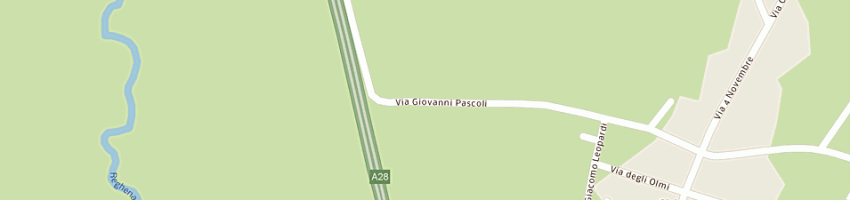 Mappa della impresa gps lago azzurro a GRUARO