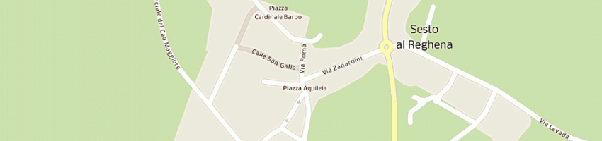 Mappa della impresa menardi gelindo ivano a SESTO AL REGHENA