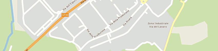 Mappa della impresa valeriani e rossini (srl) a MONTELABBATE