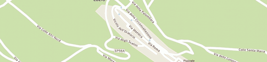 Mappa della impresa phone center m e f 2005 a GALLICANO NEL LAZIO