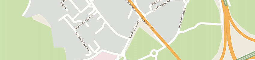 Mappa della impresa zoccolan rado a PORTOGRUARO