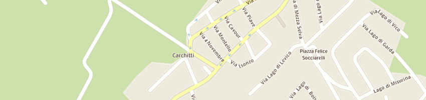 Mappa della impresa petronzi franco a PALESTRINA