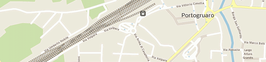 Mappa della impresa bar da elio a PORTOGRUARO
