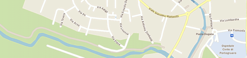 Mappa della impresa scuola dell'infanzia statale jean piaget a PORTOGRUARO