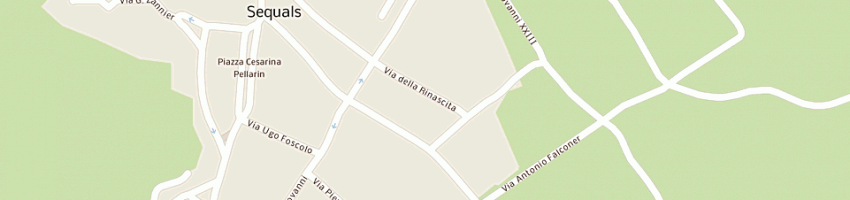 Mappa della impresa foscato marcello e c a SEQUALS