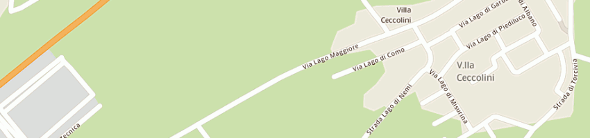 Mappa della impresa marini andrea a PESARO