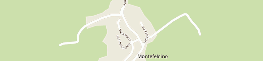 Mappa della impresa damiani angelo a MONTEFELCINO