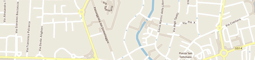 Mappa della impresa camera di commercio a PORTOGRUARO