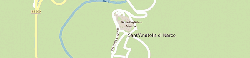 Mappa della impresa autofficina valnerina snc di molini angelo e c a SANT ANATOLIA DI NARCO