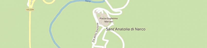 Mappa della impresa confraternita del gonfalone in precetto - abbazia a SANT ANATOLIA DI NARCO