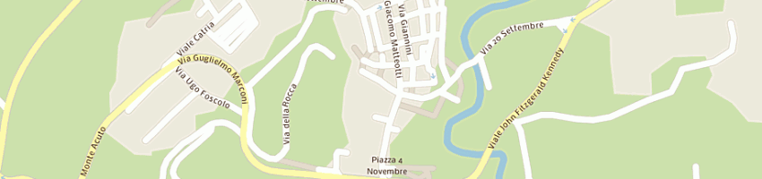 Mappa della impresa comune di pergola a PERGOLA
