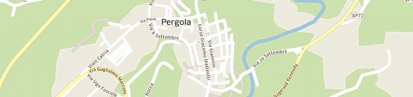 Mappa della impresa bar mai dire bar a PERGOLA