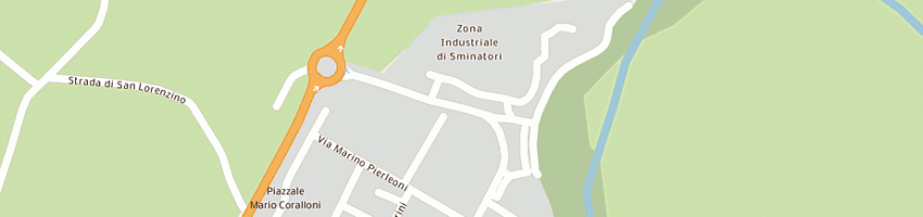Mappa della impresa algi metalli srl a PESARO