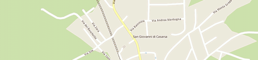 Mappa della impresa nelumbo sas di rampon adriana e c a CASARSA DELLA DELIZIA