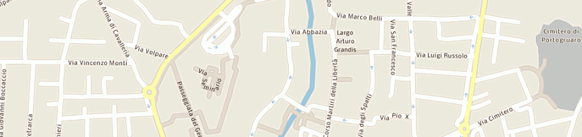 Mappa della impresa assicurazioni hdi a PORTOGRUARO