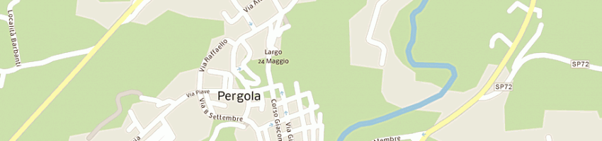 Mappa della impresa cini luigi a PERGOLA