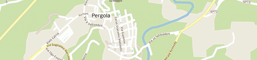 Mappa della impresa calzature marcelli di marcello marcelli e c snc a PERGOLA