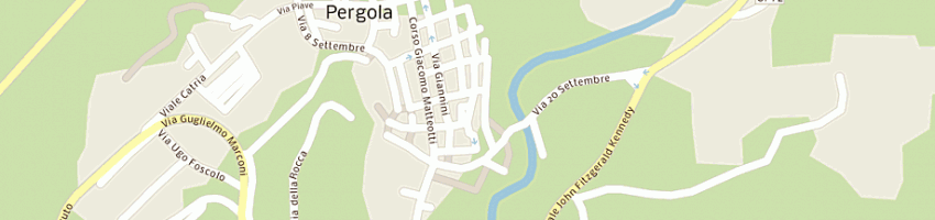 Mappa della impresa borghesi elvio a PERGOLA