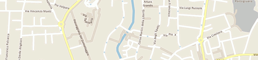 Mappa della impresa valeretto assicurazioni sas di valeretto nello e c a PORTOGRUARO