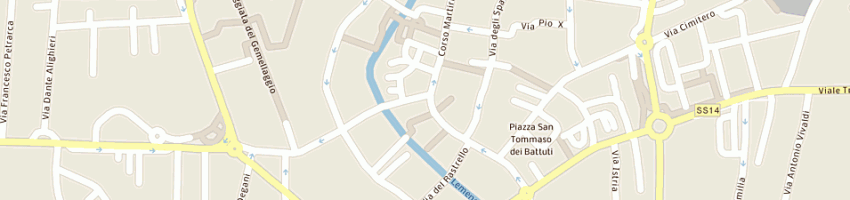 Mappa della impresa farmacia scarpa di scarpa dottssa lucia a PORTOGRUARO