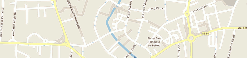 Mappa della impresa capitanio antonio a PORTOGRUARO