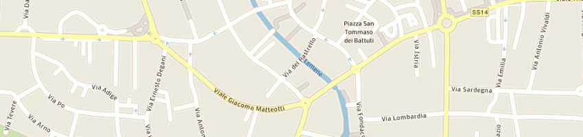Mappa della impresa studio dal moro ceda sas di mt curtolo e c a PORTOGRUARO