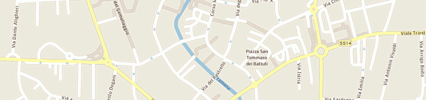 Mappa della impresa liceo ginnasio statale con sez scientifica xxv aprile a PORTOGRUARO