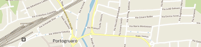 Mappa della impresa boschin francesco a PORTOGRUARO