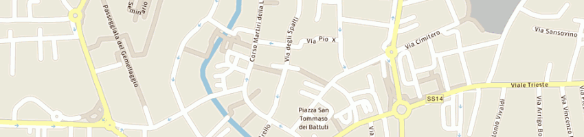 Mappa della impresa bompan maria rita a PORTOGRUARO