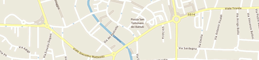 Mappa della impresa dazzan frutta (sas) a PORTOGRUARO