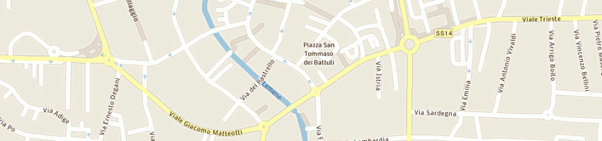 Mappa della impresa banca intesa spa a PORTOGRUARO