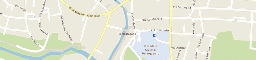 Mappa della impresa cri a PORTOGRUARO