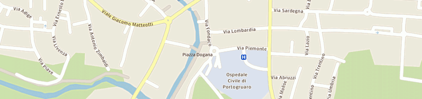 Mappa della impresa gemmo spa a PORTOGRUARO