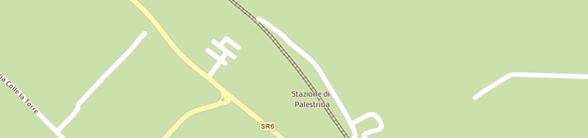 Mappa della impresa pasticceria gelateria pennisi snc di pennisi salvatore e luca a PALESTRINA