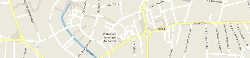 Mappa della impresa v e b sas di vit giuliano e c a PORTOGRUARO
