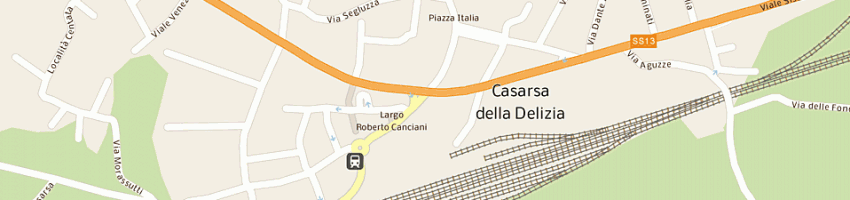 Mappa della impresa centro infissi di steffanon roberto a CASARSA DELLA DELIZIA