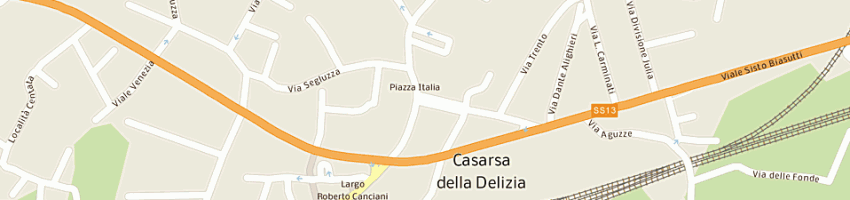 Mappa della impresa targhet abbigliamento a CASARSA DELLA DELIZIA