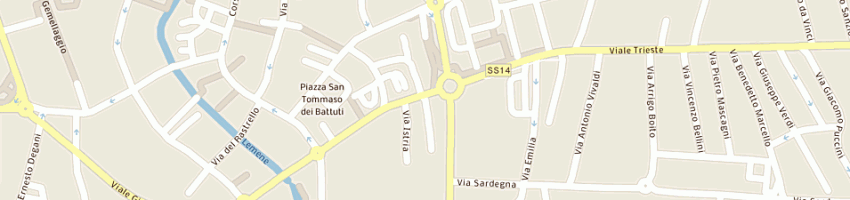 Mappa della impresa baruzzo matteo a PORTOGRUARO