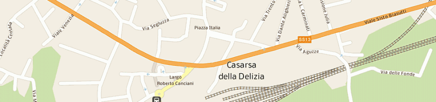 Mappa della impresa bar victoria cafe' a PORDENONE
