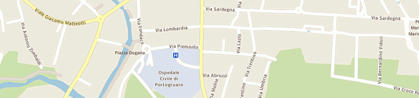 Mappa della impresa faggin alberto a PORTOGRUARO