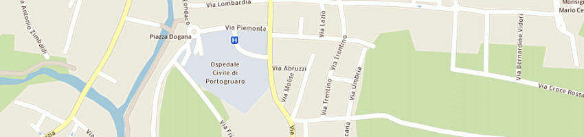 Mappa della impresa oromatto srl a PORTOGRUARO