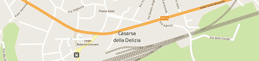 Mappa della impresa viticoltori friulani la delizia societa'cooperativa agricola a CASARSA DELLA DELIZIA