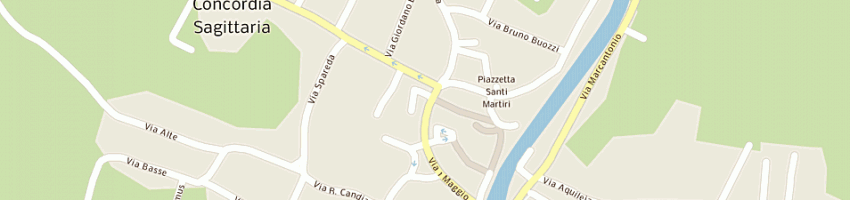 Mappa della impresa unicredit banca spa a CONCORDIA SAGITTARIA