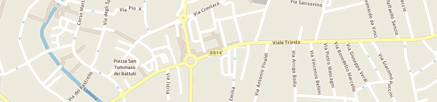 Mappa della impresa siven srl a PORTOGRUARO