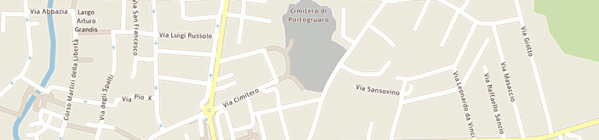 Mappa della impresa l'arco societa' cooperativa sociale a rl a PORTOGRUARO