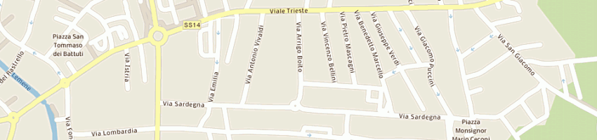 Mappa della impresa marchetti antonio a PORTOGRUARO