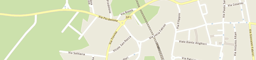 Mappa della impresa pescheria san vitese di blaseotto fiorella a SAN VITO AL TAGLIAMENTO