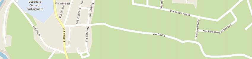 Mappa della impresa callegher marchetti carmela a PORTOGRUARO