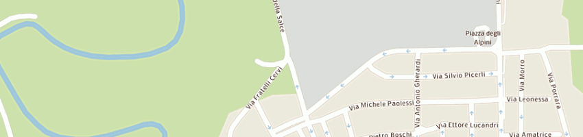 Mappa della impresa il ventaglio sas di gianferri ines e c a RIETI
