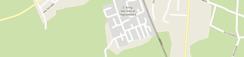 Mappa della impresa color discount srl a SAN VITO AL TAGLIAMENTO
